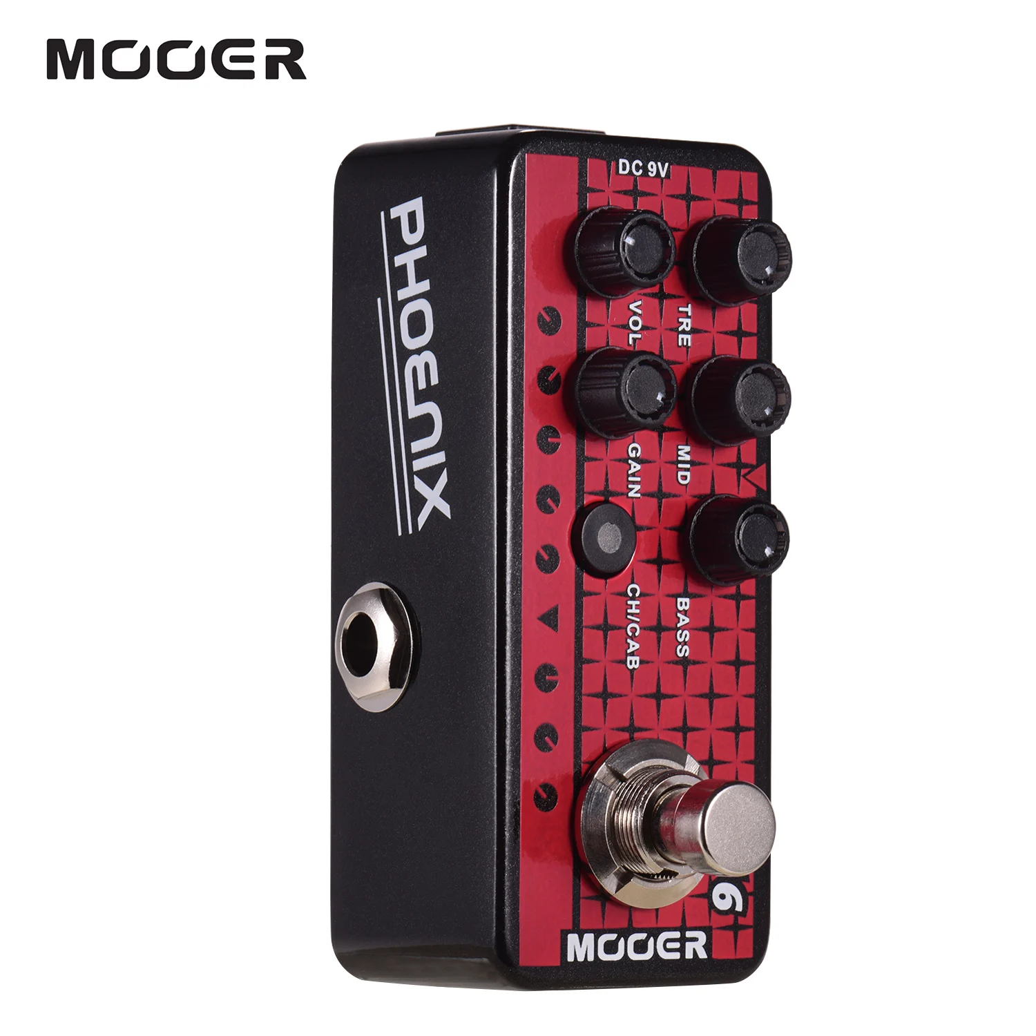 Mooer MICRO PREAMP Series 016 PHOENIX Digital Preamp Preamplifier Guitar Effect Pedal Cabinet Simulation Dual Channels 3-Band EQ | Спорт и