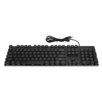 

Keyboard Punk Usb Wired Gaming Keyboard Led Light Keyboard for Desktop Computer Hot Sale