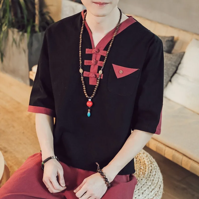  糪  ߱ Ÿ Hanfu Ƽ Ʈ Qipao Ƽ ž ĳ־  ̵  Ϸ  Ǫ ±ر ǻ Ʈ