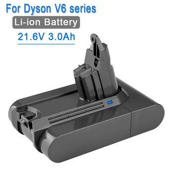 

21.6V 3000mAh Li-ion Battery Replacement for Dyson Battery 3.0Ah V6 DC61 DC62 DC72 DC58 DC59 DC72 DC74 Vacuum Cleaner 965874-02