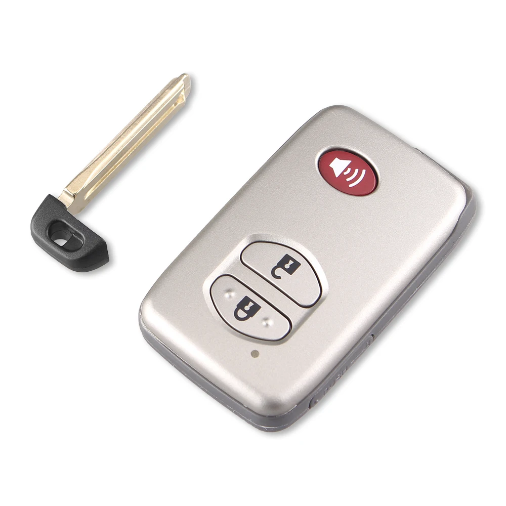 Чехол KEYYOU для дистанционного автомобильного ключа с 3 кнопками Toyota Camry Aurion Highlander