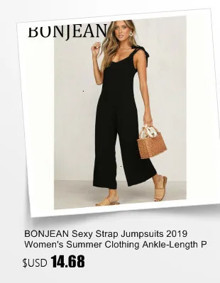 BONJEAN, женский джинсовый длинный комбинезон, сексуальный, глубокий v-образный вырез, джинсовые комбинезоны, пуговицы, цепь, черный комбинезон для женщин, комбинезоны, осень, BJ1909