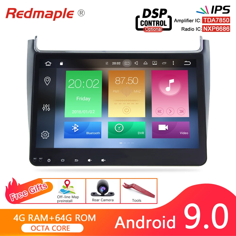 Clearance Android 9.0 car Radio Multimedia GPS Player For Volkswagen Polo 2015-2017 Auto Audio DVD Navigation Video WIFI Bluetooth Stereo 0 Clearance Android 9.0 car Radio Multimedia GPS Player For Volkswagen Polo 2015-2017 Auto Audio DVD Navigation Video WIFI Bluetooth Stereo 0