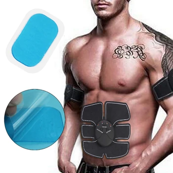 

2Pcs/lot Replacement Pad EMS Abdominal Muscle Paste Belt Arm Muscle Training Diet Shape Fat Burning Gel Sheet Compatible Pad
