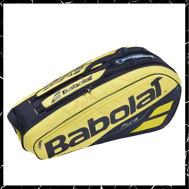 Оригинальный рюкзак Babolat 6 Rafa Pure Aero сумка для тенниса с двойным плечом 3/6/9/12