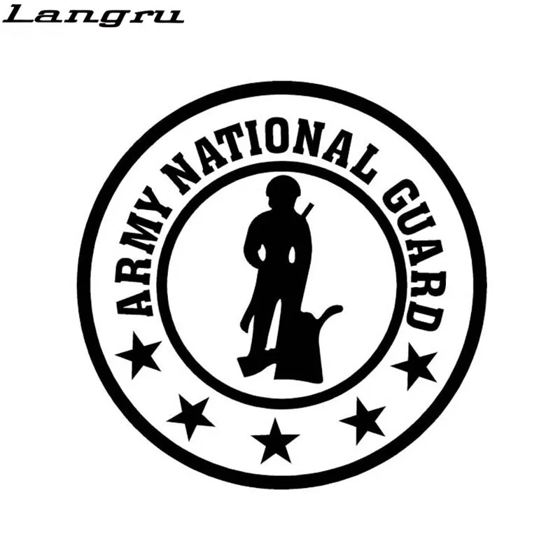 Langru 15*15 см армейская Национальная гвардия солдат закрывающая тело крутой воин