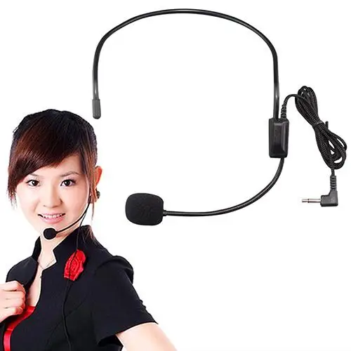 3.5MM Wired Microphone Headset Conference Guide Speech Speaker