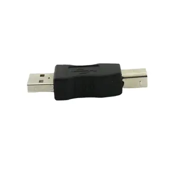 

20pcs USB 2.0 Type A Male To USB 2.0 B Male Plug M/M Printer Scanner Port Converter Adapter Connector Black Straight
