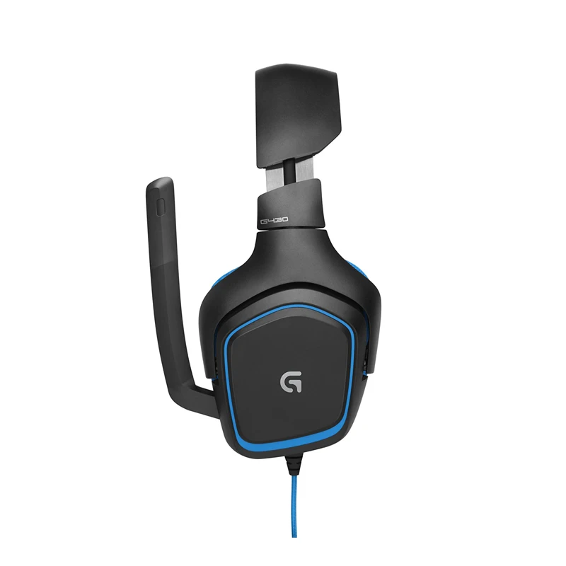 Оригинальная G430 7,1 объемная игровая гарнитура стерео USB проводные наушники регулируемые с шумоподавлением вращающиеся амбушюры для ПК