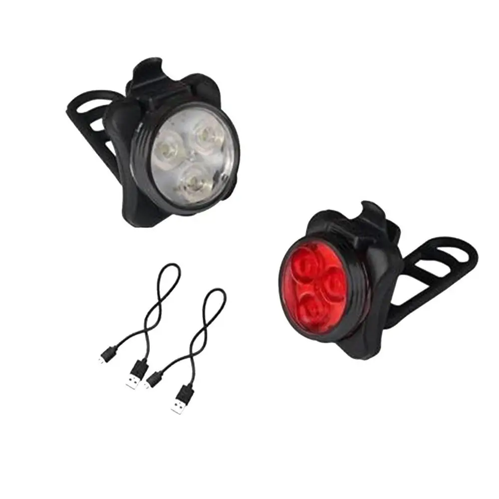 USB Rechargeable Bike Tail Light Back LED Bicycle Light Lithium Battery Light Mode Options Safe Light photo