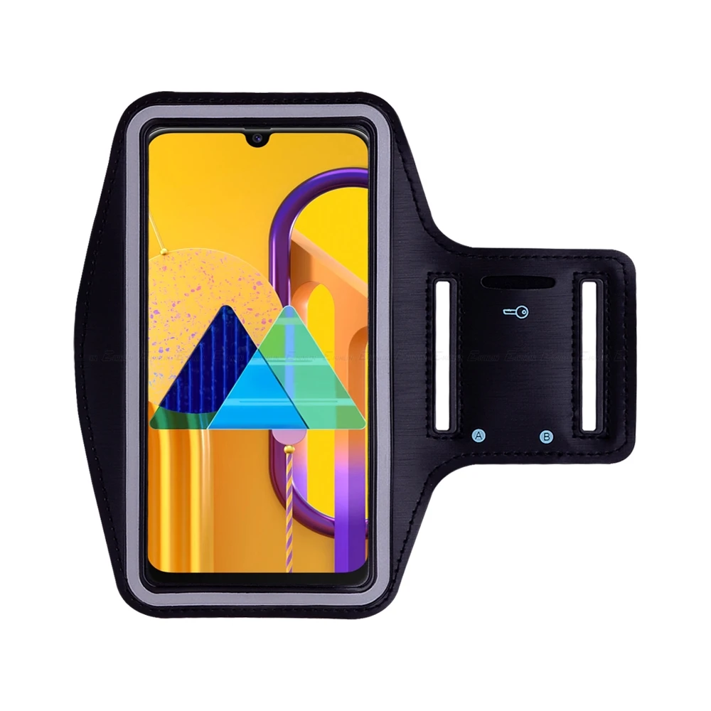 Sport Gym Running Workout Case Pouch Arm Band For Samsung Galaxy M10 M20 M30 M40 M10s M30s Phone Belt Bag Cover