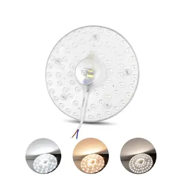 

LED Panel Light 24W 32W No Flicker AC 220V Ceiling Light Source 3 Color Adjustable Round Panel Light Build-in Driver LED Lamp