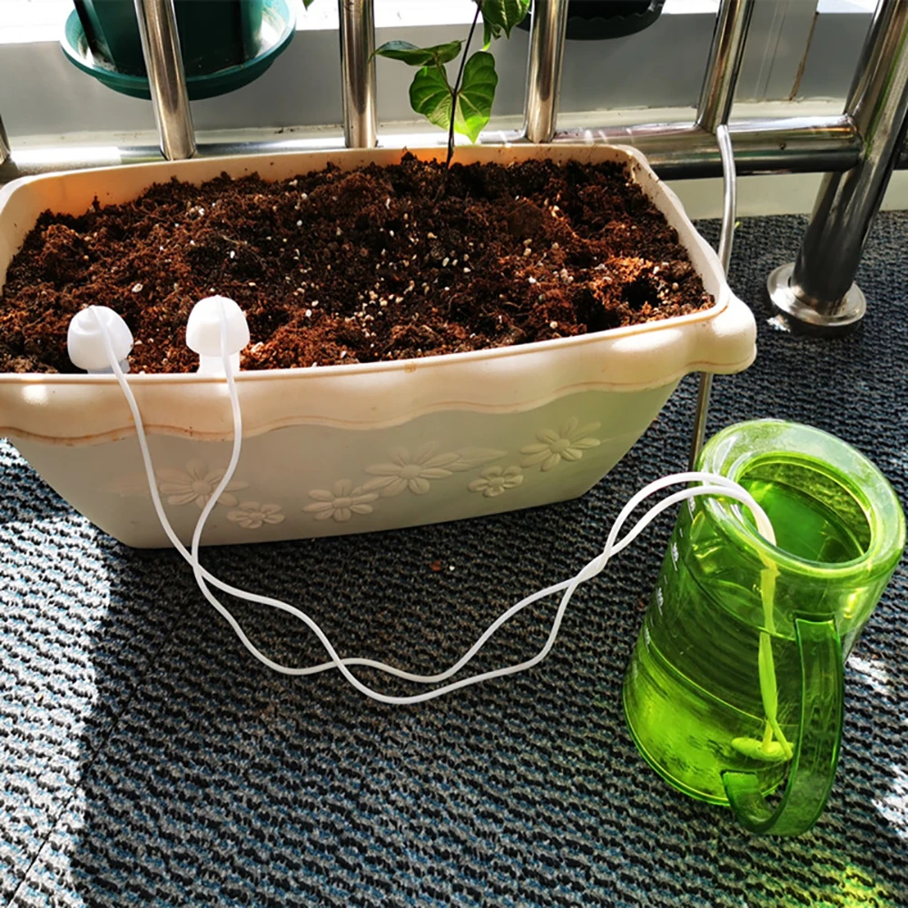2/4/8DIY Automatic Watering System Moving Plant Potted Waterer Bottles Water Drip Watering Device Plant Flower Irrigation System
