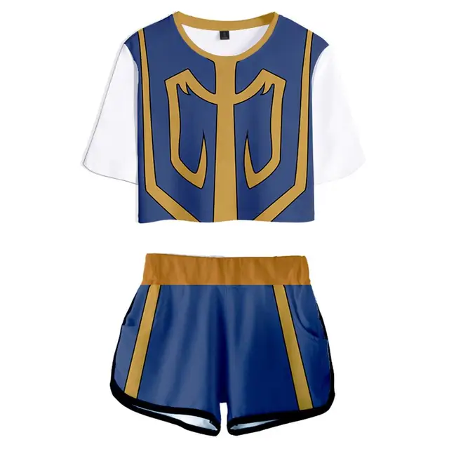 Anime Hunter X Hunter 3d Print Tracksuit Women Two Piece Set Top T Shirt Shorts Outfits Killua Zoldyck Hisoka Cosplay Costumes Aliexpress Novelty Special Use