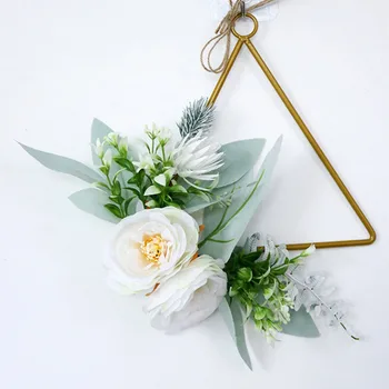 

1 Set Rose Leis Wedding Wreath Artificial Garland for Decoration Home