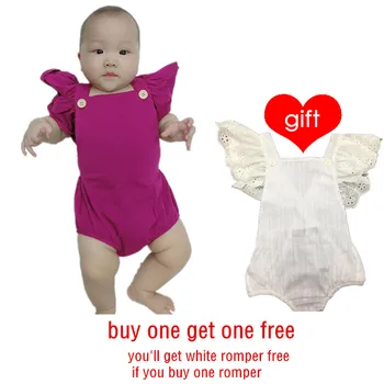 

Seartist Baby Girls Romper Newborn Clothes Girls Summer Ruffle Sleeve Toddler Jumpsuit 0-2Yrs 2020 New Buy One Get One Free 32
