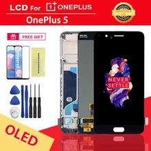 

5.5" Super AMOLED LCD Display For Oneplus 5 LCD Screen Touch Digitizer Assembly For Oneplus 1+5 LCD Display Replaceable parts