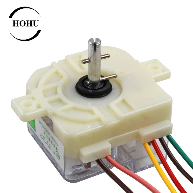 6-Wire Washing Machine Timer 180 Degree Central Hole Distance 68mm Switch Shaft