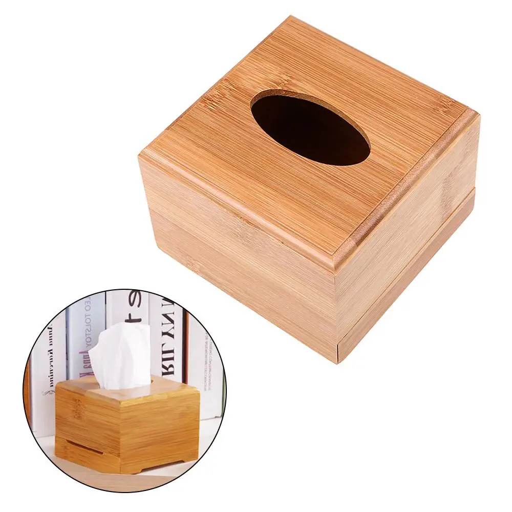 Многофункциональная настольная бамбуковая деревянная необычная коробка для салфеток бытовой ящик для хранения бумажная коробка для выдергивания домашнего декора