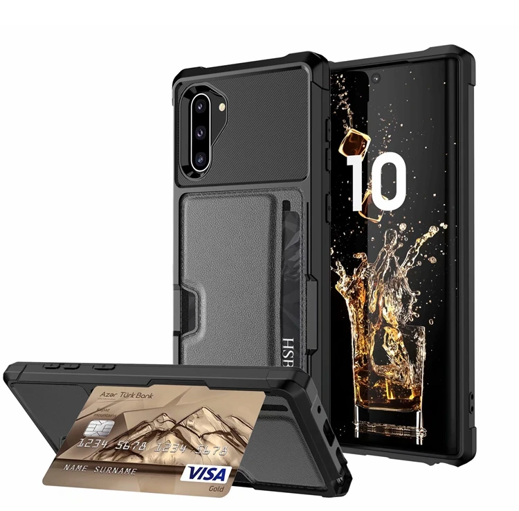 

Luxury PU Leather Wallet Case For Samsung Galaxy Note 10 / Note10 Plus Cases or Galaxy Note10 Fundas Case