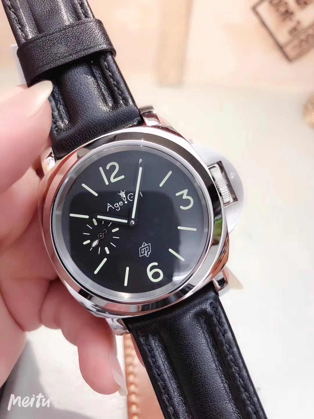 

Luxury Brand New Men Automatic Mechanical Sapphire Stainless Steel Watches Silver Black Brown Leather Luminous Watch Limited