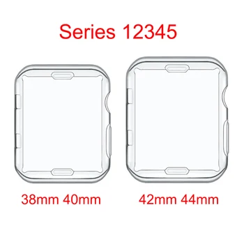 

ProBefit 360 Slim Watch Cover For Apple Watch Case 5 4 42MM 38MM Soft Clear TPU Screen Protector For iWatch 3 2 1 44MM 40MM
