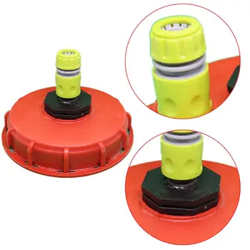 

2020 New Plastic IBC Tank Cap Cover Lid Bung Adapter with Water Injection Connector Plug