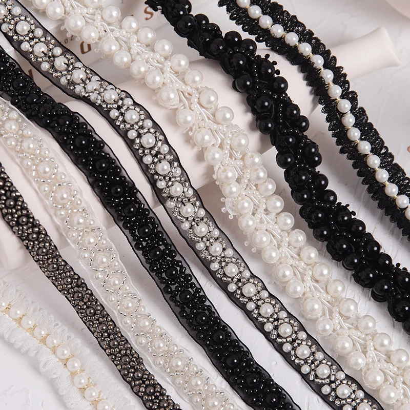 Lace Sewing Accessories Beaded Lace Ribbon for Clothing DIY Crafts