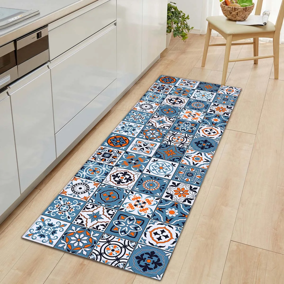 Bohemian Kitchen Mat Carpets Boho Antislip Home Floor Carpet Rug Door
