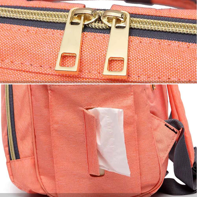 Koop Lequeen Luiertas Baby Bag Streep Luier Rugzak Zakken Luiertas Organizer Waterdichte Moederschap Bag Drop Shipping