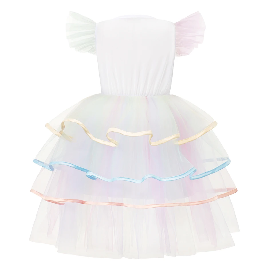 new model children's dress 2022 Fashion New Unicorn Party Girls Dress Christmas Cosplay Costume Kids Dresses Princess Dress Children For 3-10 Years baby dresses