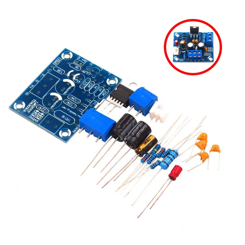 LM1875T mono boom level power 30W amplifier board speaker PCB production DIY kit LM1875 | Электронные компоненты и