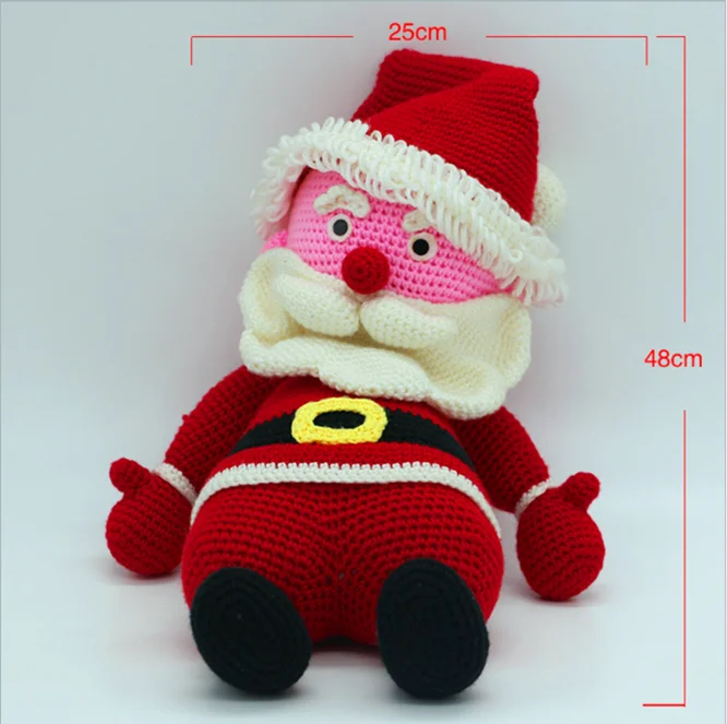 

Santa Claus Hand-Woven Creative Personalize Customize Christmas Dolls Decorations for Home Toy Birthday Party Gift Kids Natal