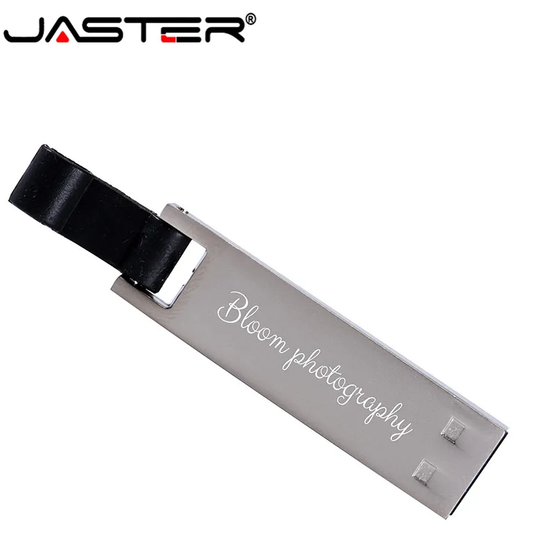 JASTER USB 2,0 металлический флеш-накопитель с логотипом на заказ 4 ГБ 8 ГБ 16 ГБ 32 ГБ 64 Гб 128 ГБ Флешка карта памяти