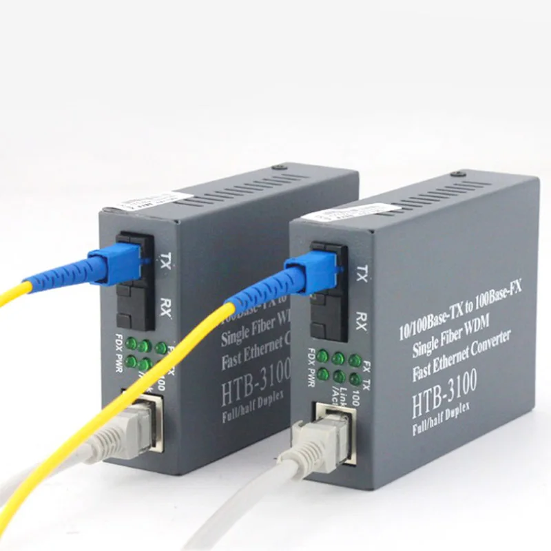 Оптический волоконный трансивер фотоэлектрический конвертер соединитель rj45