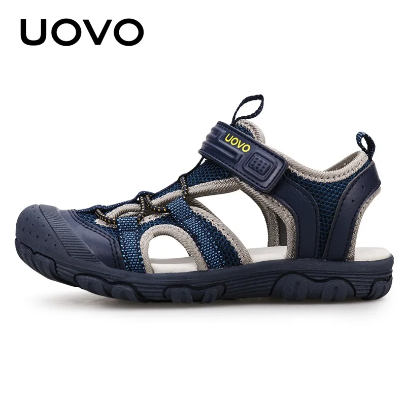 Kids Fashion Shoes 2025 Sock Style Color Matching Design Soft Durable Rubber Sole Comfortable Boys Sandals With #22-35 2