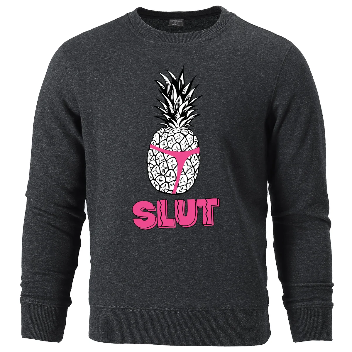 Pineapple Funny Autumn Winter 2019 Hot Sale Hoodies New Hip Hop Fashion Streetwear Mens Long Sleeve 2