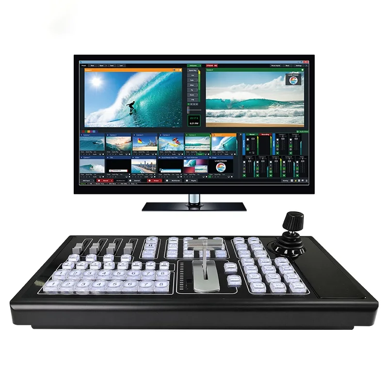 Для PTZ NDI HD UHD камеры изображения переключения консоли vMix контроллер