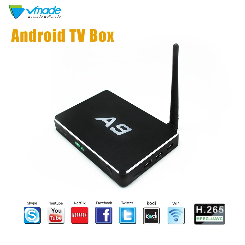 ТВ приставка Amlogic S905X Android 6 0 Поддержка Netflix IP TV YouTube WIFI 2 ГБ 8 H.265 Мини