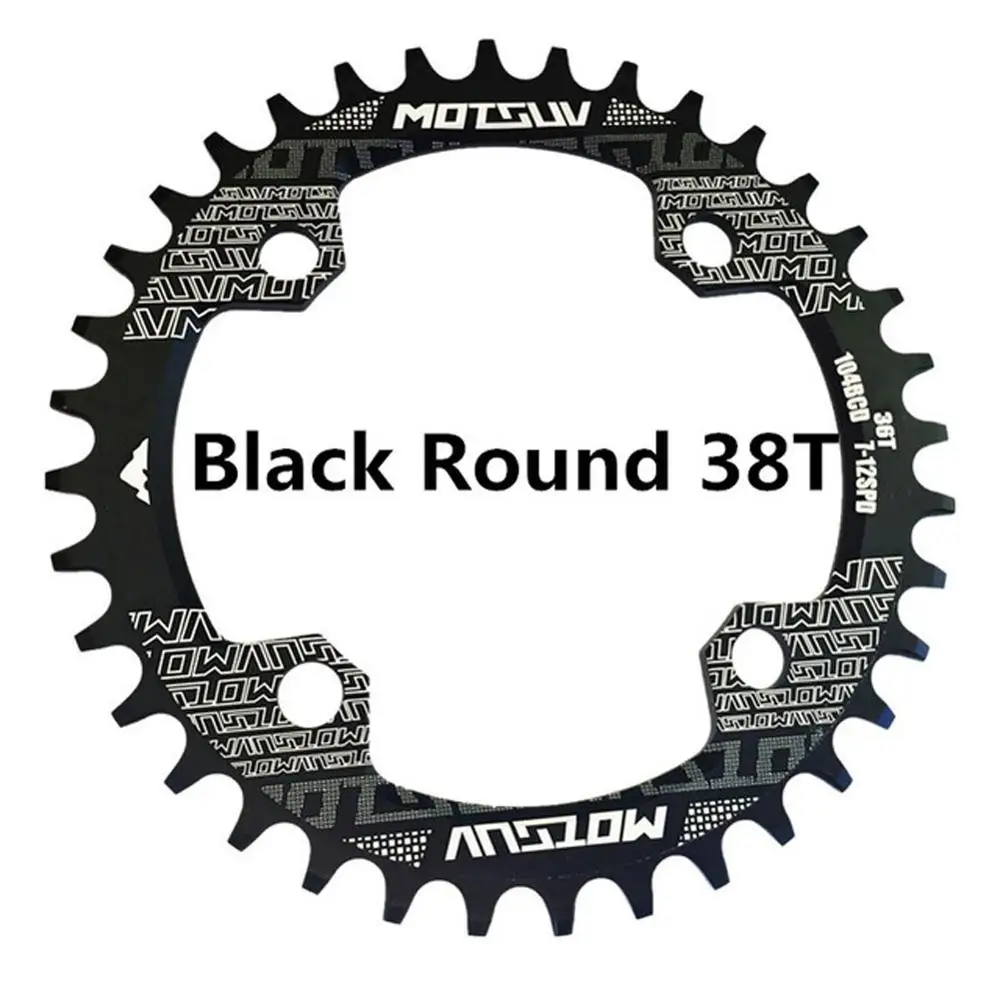 Рукоятка велосипеда 104BCD 32t / 34t 36t 38t овальная цепь узкая широкая MTB велосипедная