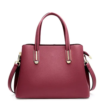 

Leather handbags women 2020 new top layer cowhide ladies handbag fashion wild shoulder messenger bag