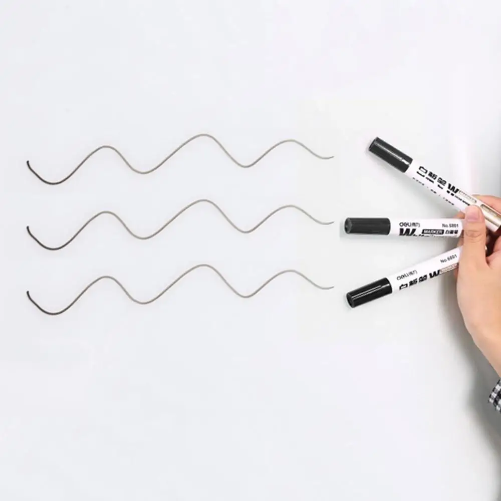DELI 6801 стираемый маркер для белой доски, ручка 2,0 мм, ручка для письма с жидкими чернилами, гладкая ручка для школы, бизнеса, канцелярские принадлежности