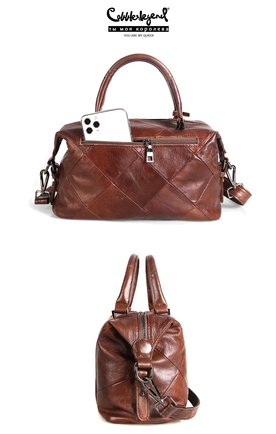 Cobbler Legend женская сумка из натуральной кожи винтажная сумка через плечо женские сумки мягкие сумки-шопперы для женщин кошелек