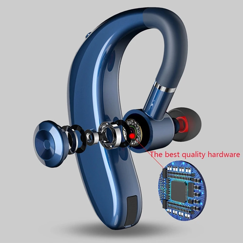 S109 Business Bluetooth Headset 5 0 Long Standby Sport Earphone Stereo Headset Handsfree Calling for S10 S9 S8 iPhone