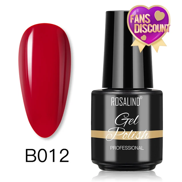 ROSALIND 7ml Gel Polish Semi Permanent Nails Gel Polish Soak Off UV LED Base Top Coat Vernis Nail Art Glitter Gel Varnish SLA-B012