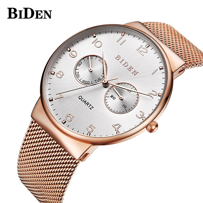 Часы наручные мужские кварцевые брендовые Роскошные повседневные