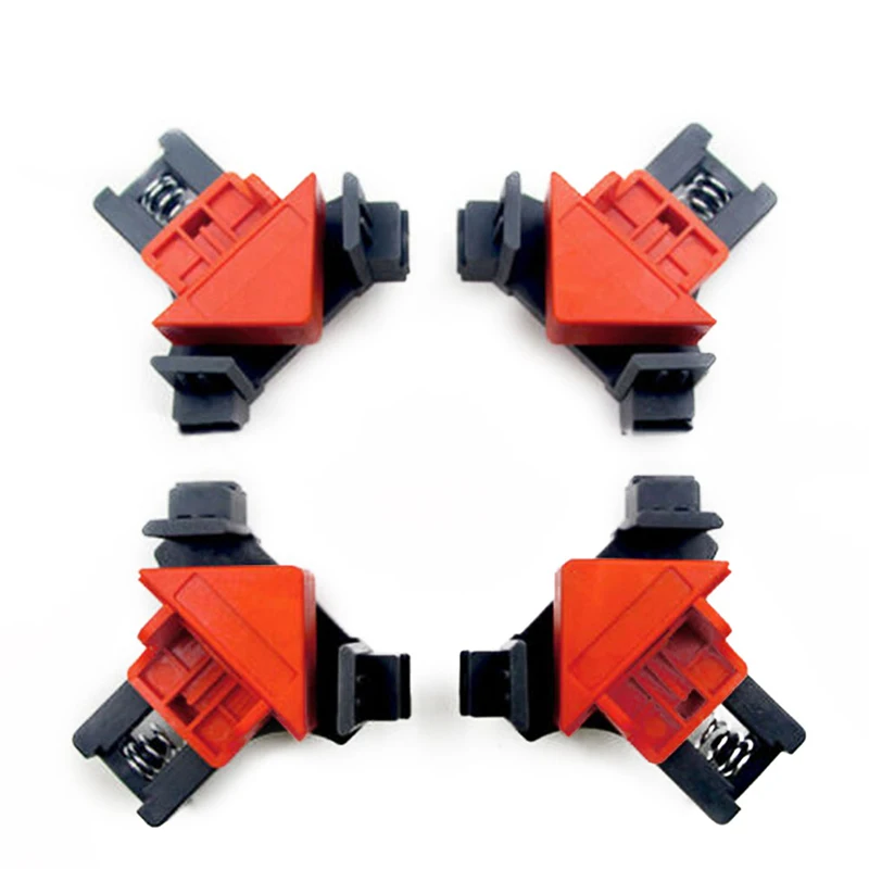 

4PCS Multifunctional Fixing Clips Woodworking Tool 90 Degree Right Angle Corner Fixing Clip Clamp Durable And Practical To Use