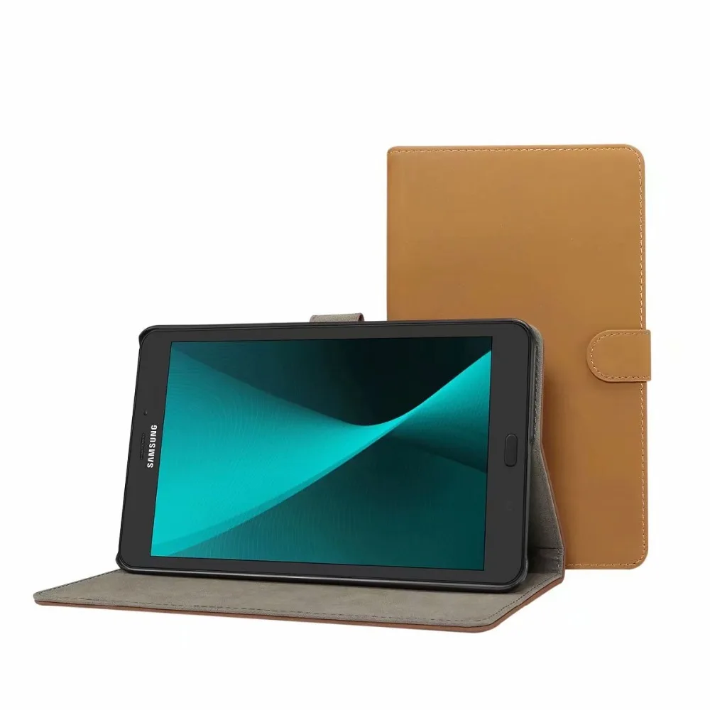 Роскошный ретро матовый из искусственной кожи чехол для samsung Galaxy Tab A 8,0 дюймов T380 T385 SM-T380 SM-T385 чехол на магните умный чехол+ ручка