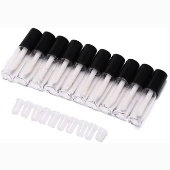 

50 Pack 1.2ML Empty Cosmetic Containers Lip Gloss Tube Bottle Mini Lipgloss Tube Containers Lip Balm Oil Vials