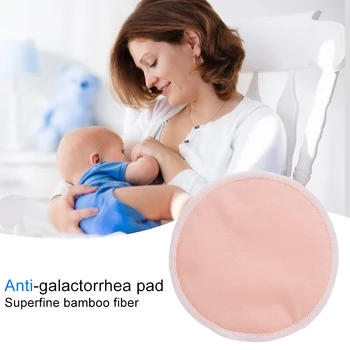 

12pcs Breast Pads Three Layer Waterproof Ultra-Fine Bamboo Fiber Breast Pad Nursing Mat Baby Breastfeeding Accessory Reusable